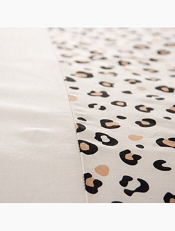 Housse de couette réversible 100% coton 52 fils + taie(s) d'oreiller