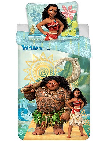 Housse de couette réversible 100% coton Disney Vaiana 140 cm x 200 cm
