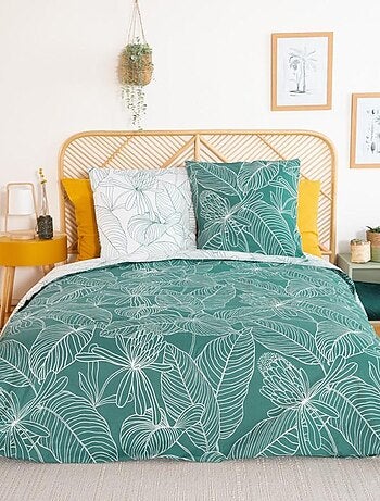 Housse de couette réversible 240x220 TILDA + 2 taies 100% coton adouci 57 fils/cm2