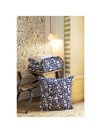Housse de couette réversible coton 57 fils – Forêt Enchantée