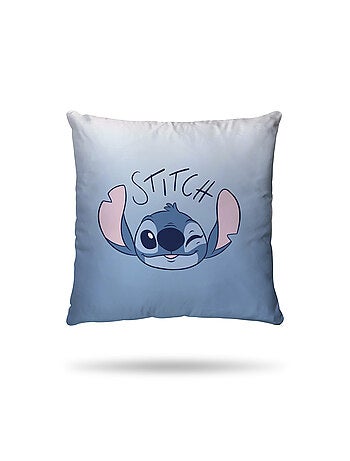 Housse de couette réversible Disney Angel et Stitch 140x200 cm - 100% Coton - Bleu/Rose