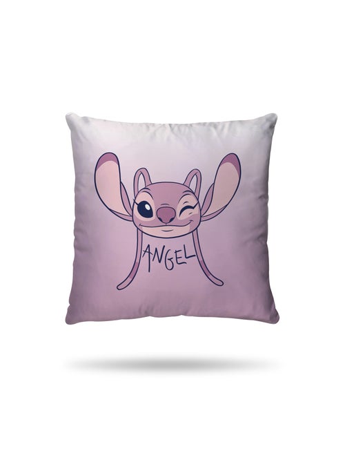 Housse de couette réversible Disney Angel et Stitch 140x200 cm - 100% Coton - Bleu/Rose - Kiabi
