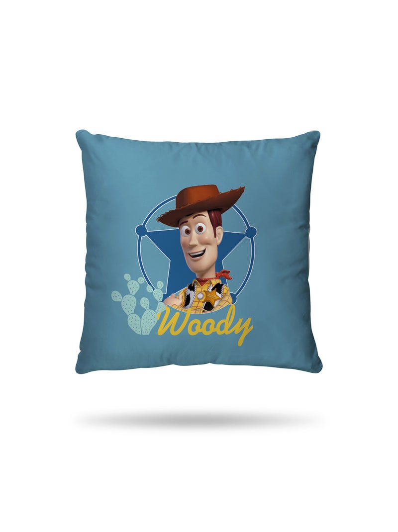 Housse de couette réversible Disney Toy Story Buzz et Woody 140x200 cm - 100% Coton - Bleu/Beige Bleu - Kiabi