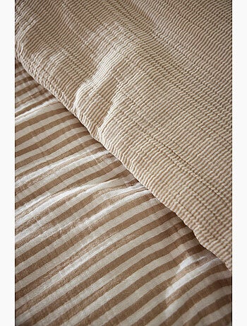 Housse de Couette Réversible Double Gaze de Coton 125 g/m² Livia