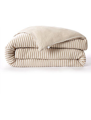 Housse de Couette Réversible Double Gaze de Coton 125 g/m² Livia