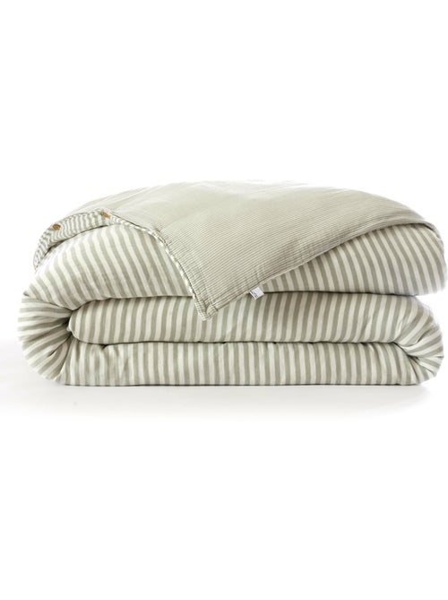 Housse de Couette Réversible Double Gaze de Coton 125 g/m² Livia - Kiabi