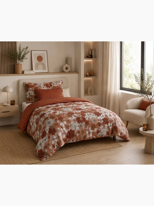 Housse de Couette Réversible Double Gaze de Coton 125 g/m² - Kiabi Housse de Couette Réversible Double Gaze de Coton 125 g/m² - Kiabi