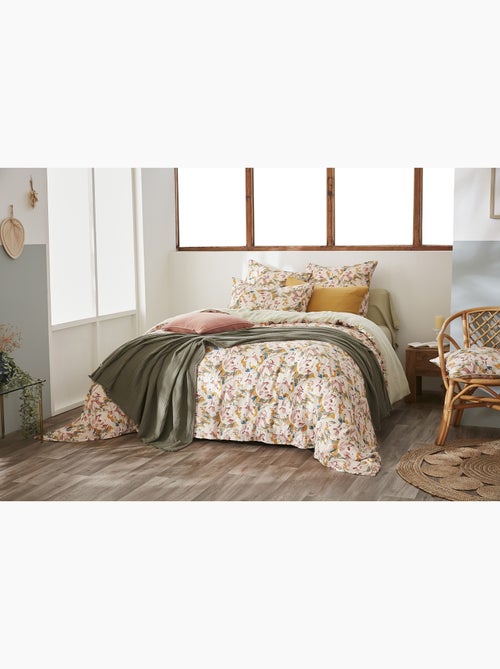 Housse de couette réversible – Double Gaze de Coton Imprimée Clarence - Kiabi