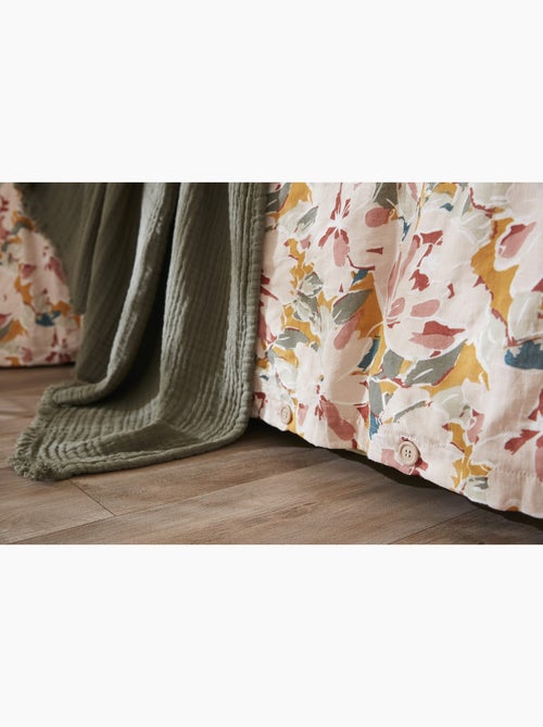 Housse de couette réversible – Double Gaze de Coton Imprimée Clarence - Kiabi