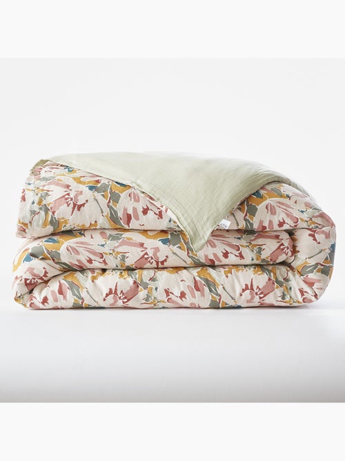 Housse de couette réversible – Double Gaze de Coton Imprimée Clarence - Kiabi