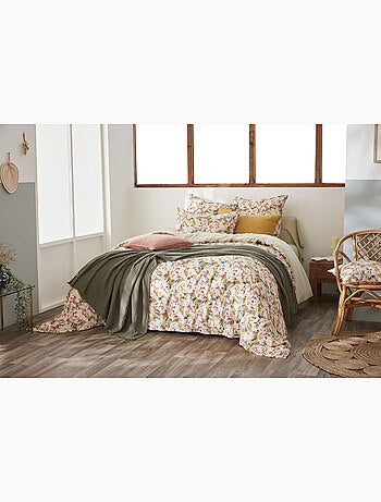 Housse de couette réversible – Double Gaze de Coton Imprimée Clarence