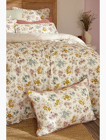 Housse de couette réversible en gaze de coton adèle