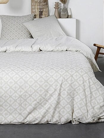 Housse de couette  Rosace + taie(s) 100% coton flanelle