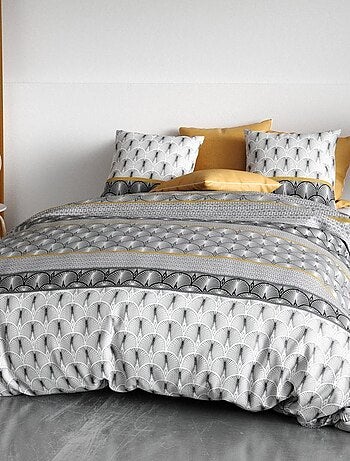 Housse de couette Sakigold + taie(s) coton 57 fils