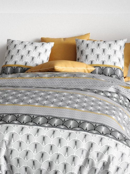 Housse de couette  Sakigold + taie(s) coton 57 fils - Kiabi