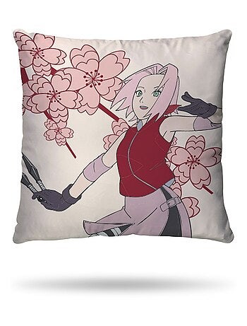 Housse de couette Sakura Haruno Naruto 140x200 cm - 100% Coton - Rose