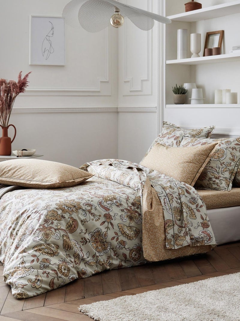 Housse de couette Santal Melba Beige - Kiabi