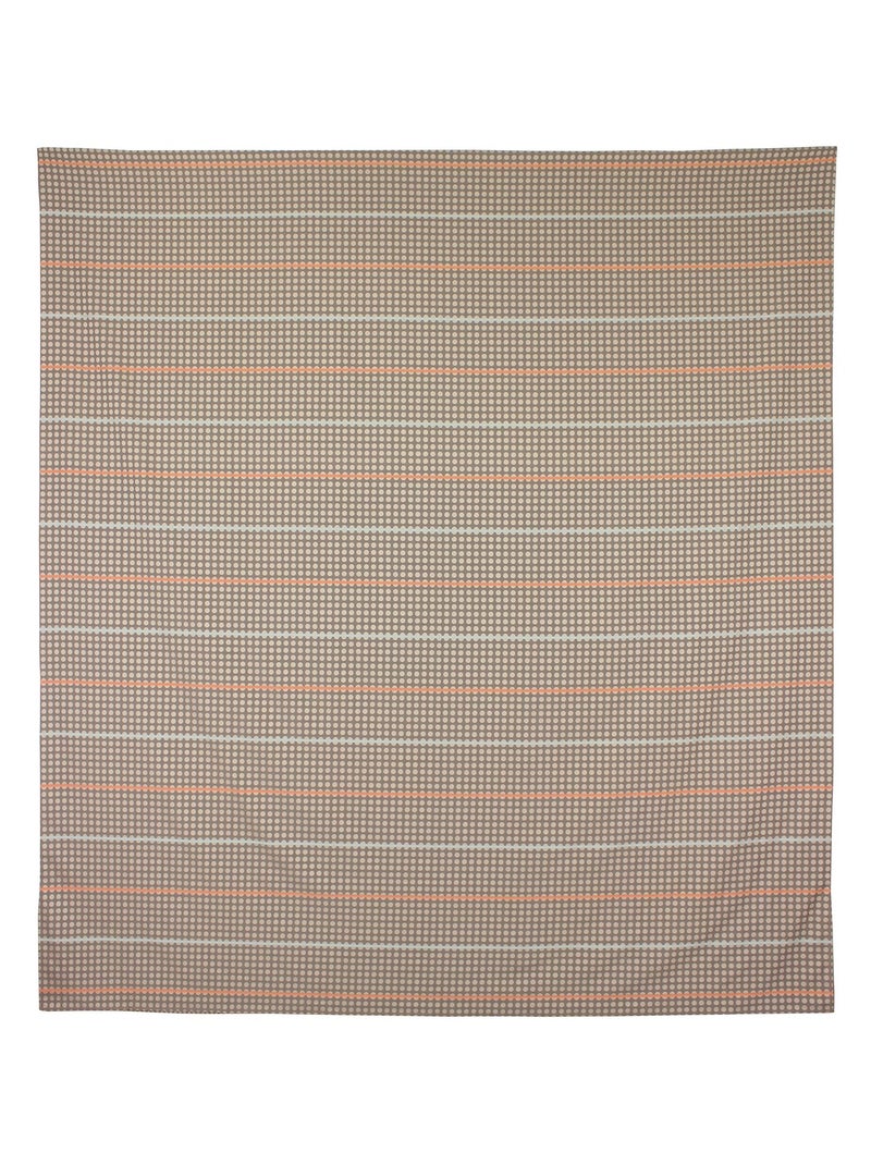 Housse de couette Satin coton DAUPHINE Marron - Kiabi