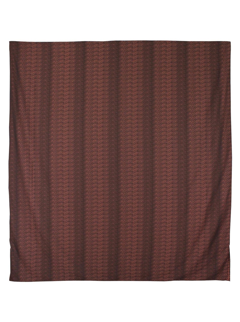 Housse de couette Satin coton OPERA Marron - Kiabi