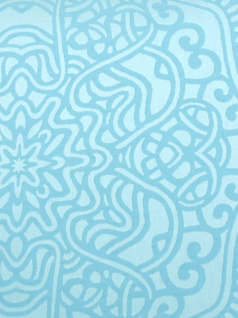 Housse de couette Satin coton PANTHEON Bleu - Kiabi