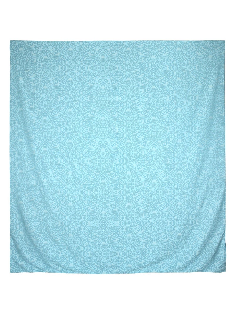 Housse de couette Satin coton PANTHEON Bleu - Kiabi