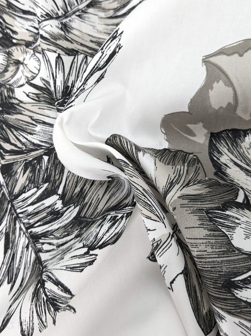 Housse de couette satin coton SAVANE - Kiabi