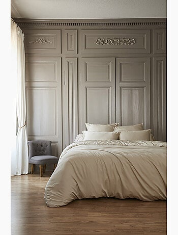 Housse de couette – satin de bambou – salomé