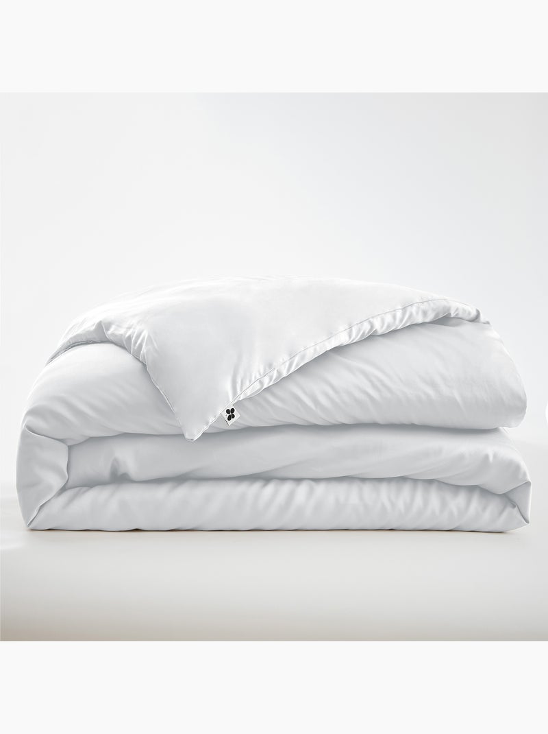 Housse de Couette – Satin de Bambou – Salomé Blanc - Kiabi