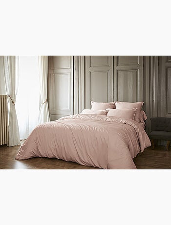 Housse de couette – satin de bambou – salomé