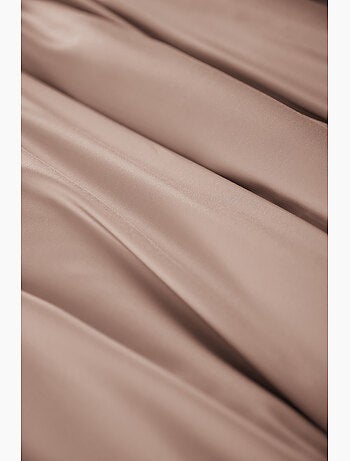 Housse de couette – satin de bambou – salomé