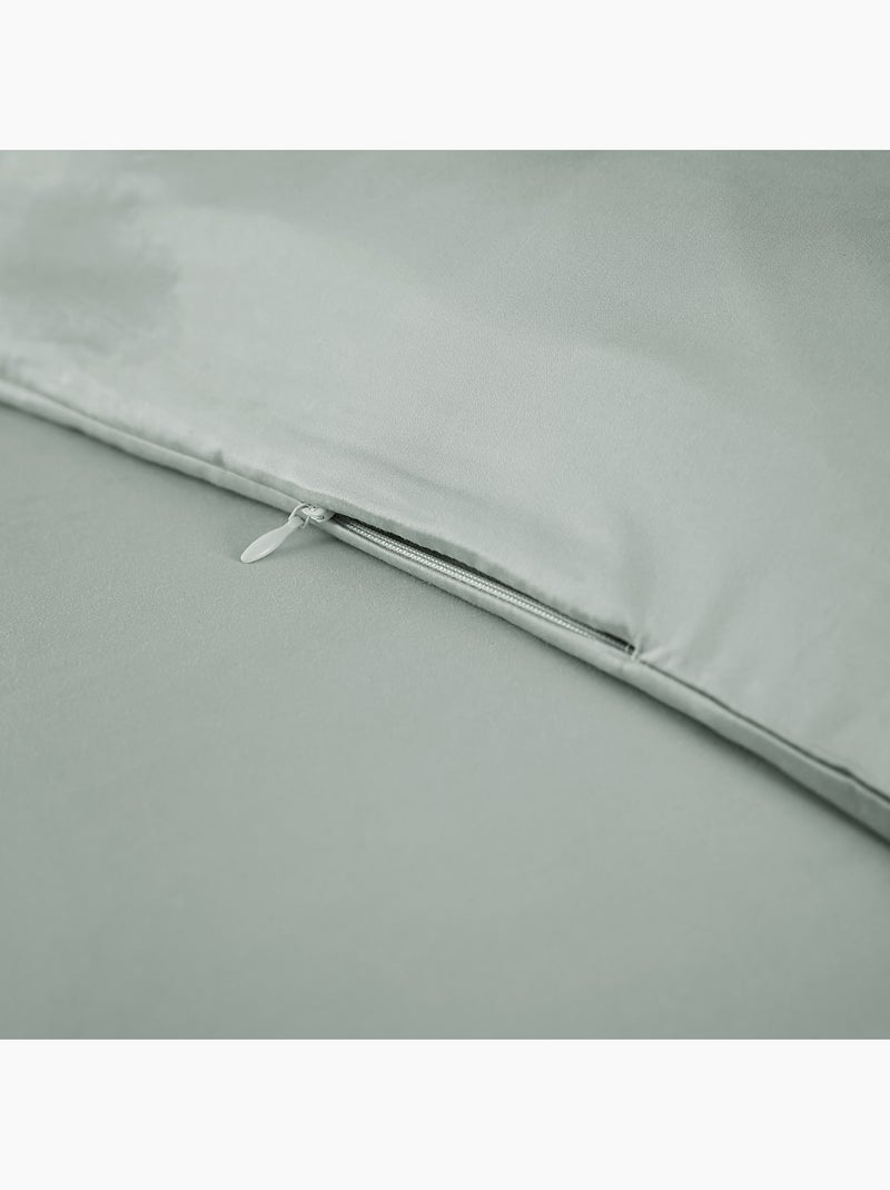Housse de Couette – Satin de Bambou – Salomé Noir - Kiabi