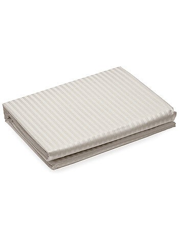 Housse de couette satin de coton CONCERTO A rayures