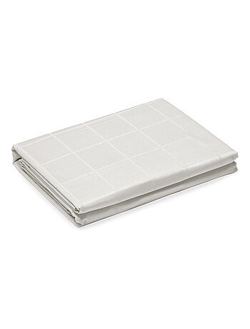 Housse de couette satin de coton CONCERTO Carreaux