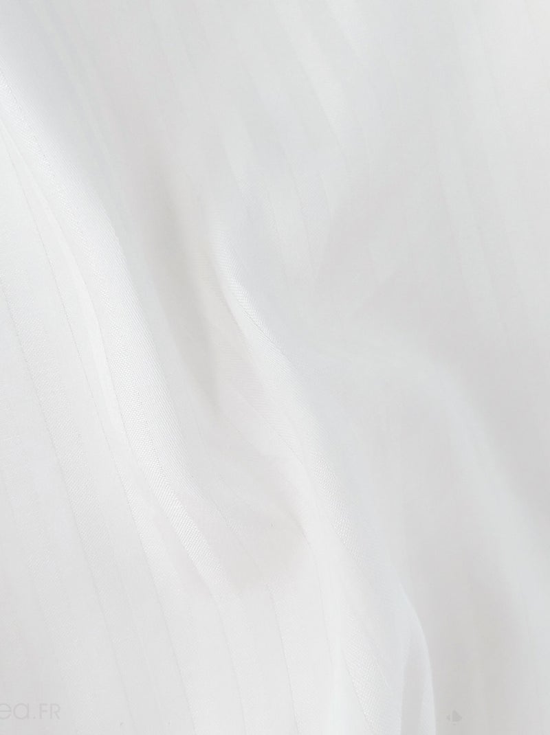 Housse de couette satin de coton GRAND HÔTEL Blanc - Kiabi