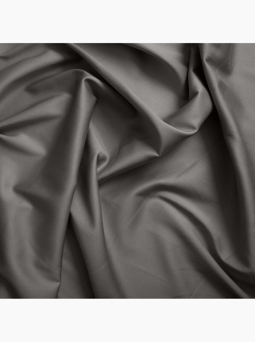Housse de couette satin de coton gris - Kiabi Housse de couette satin de coton gris - Kiabi