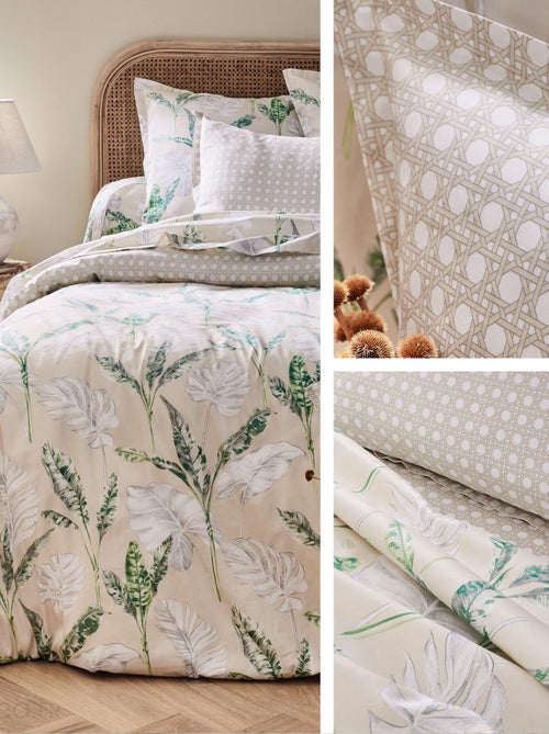 Housse de couette satin VOYAGE - Kiabi Housse de couette satin VOYAGE - Kiabi