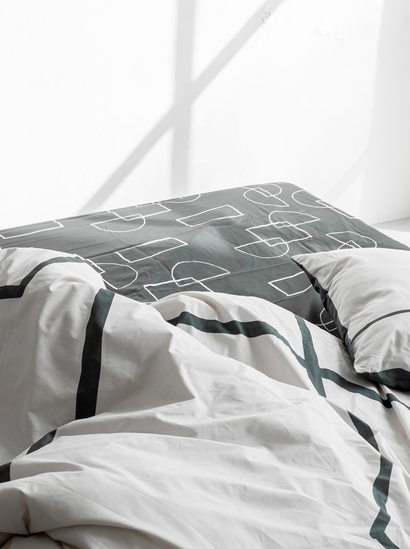 Housse de couette Serenity "Happyfriday" Blanc - Kiabi