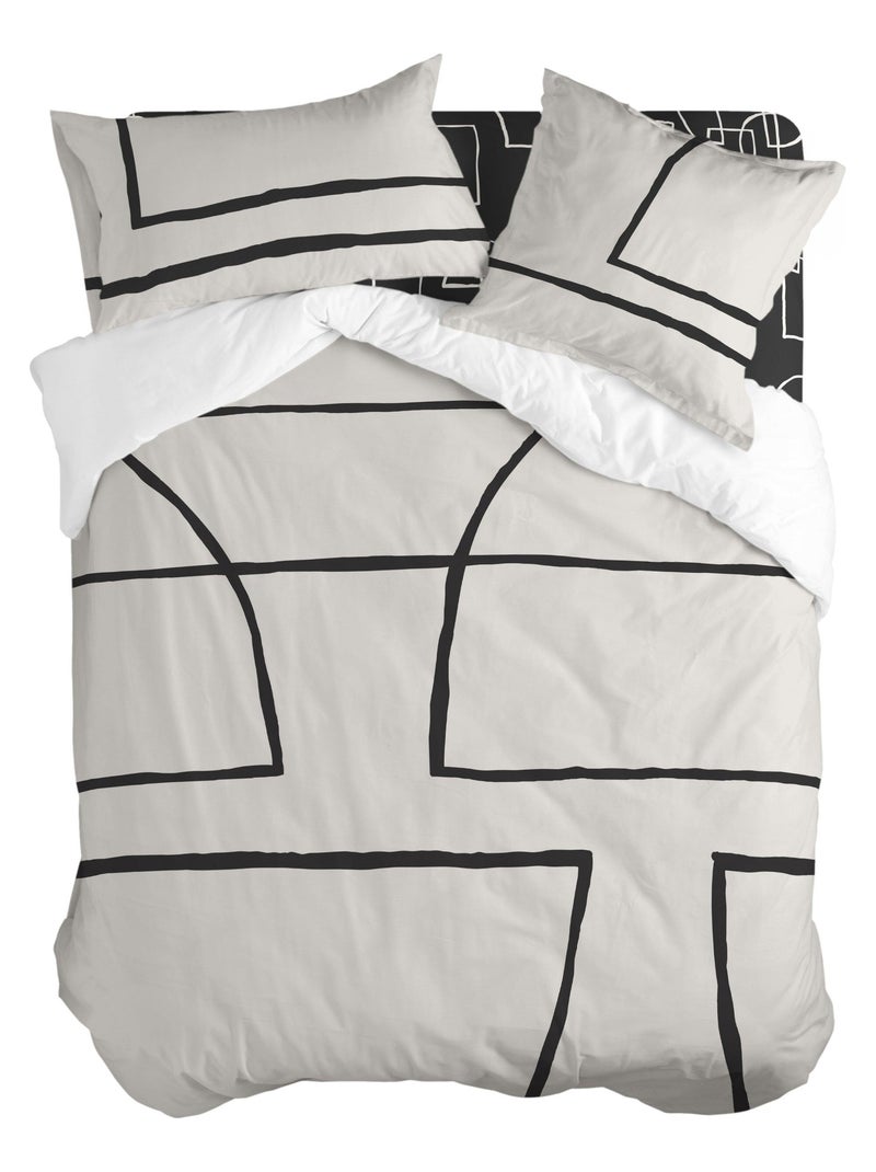 Housse de couette Serenity "Happyfriday" Blanc - Kiabi