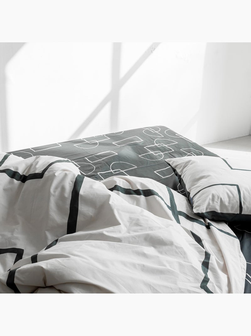 Housse de couette Serenity "Happyfriday" Multicolore - Kiabi