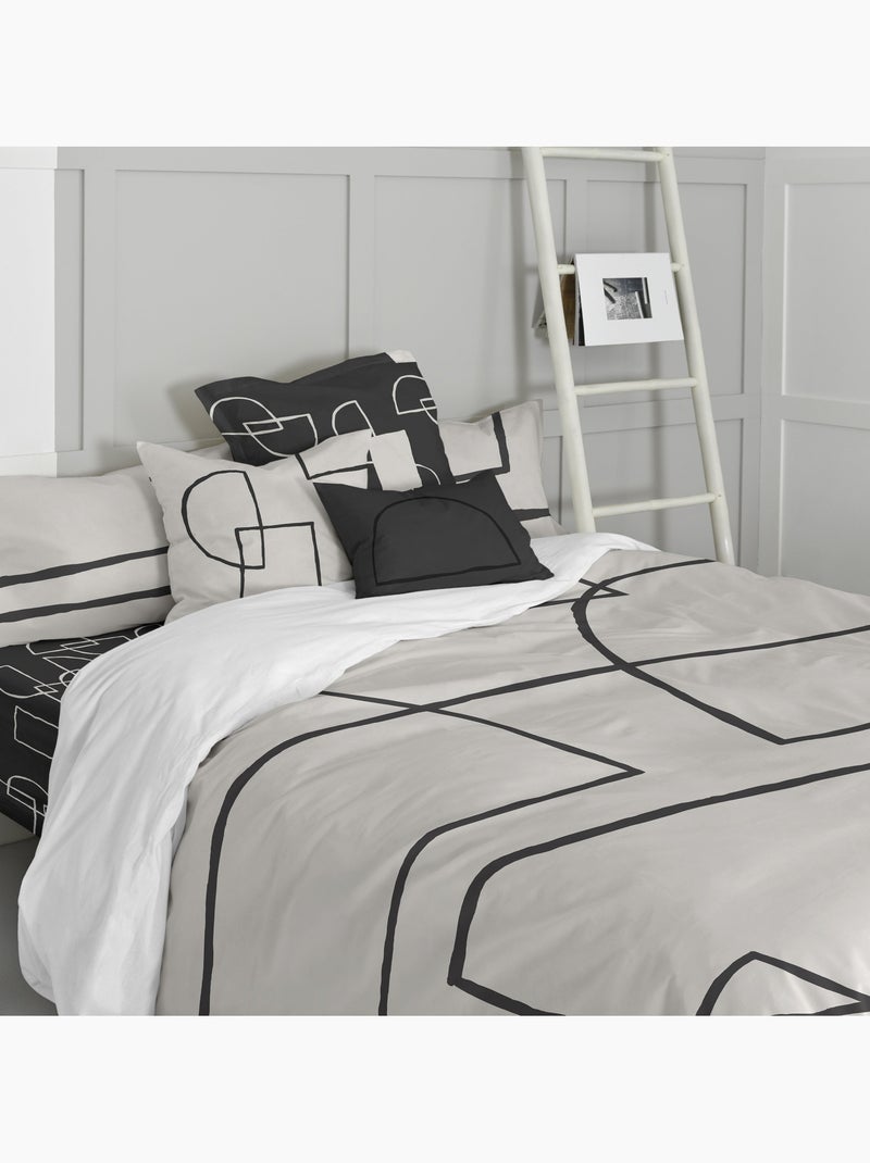Housse de couette Serenity "Happyfriday" Multicolore - Kiabi