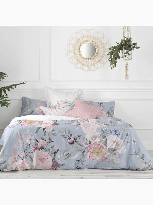 Housse de couette Soft bouquet "Happyfriday" - Kiabi