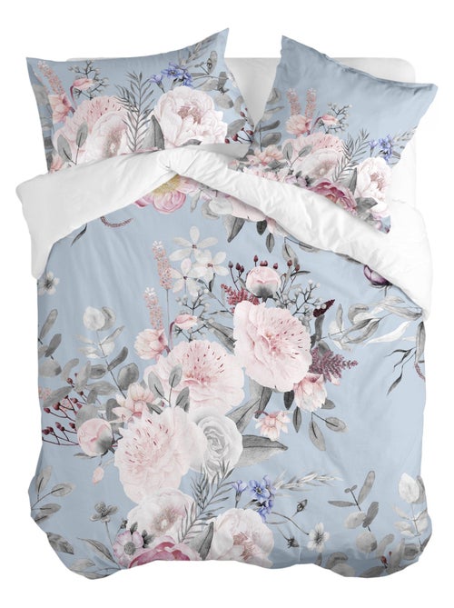 Housse de couette Soft bouquet "Happyfriday" - Kiabi