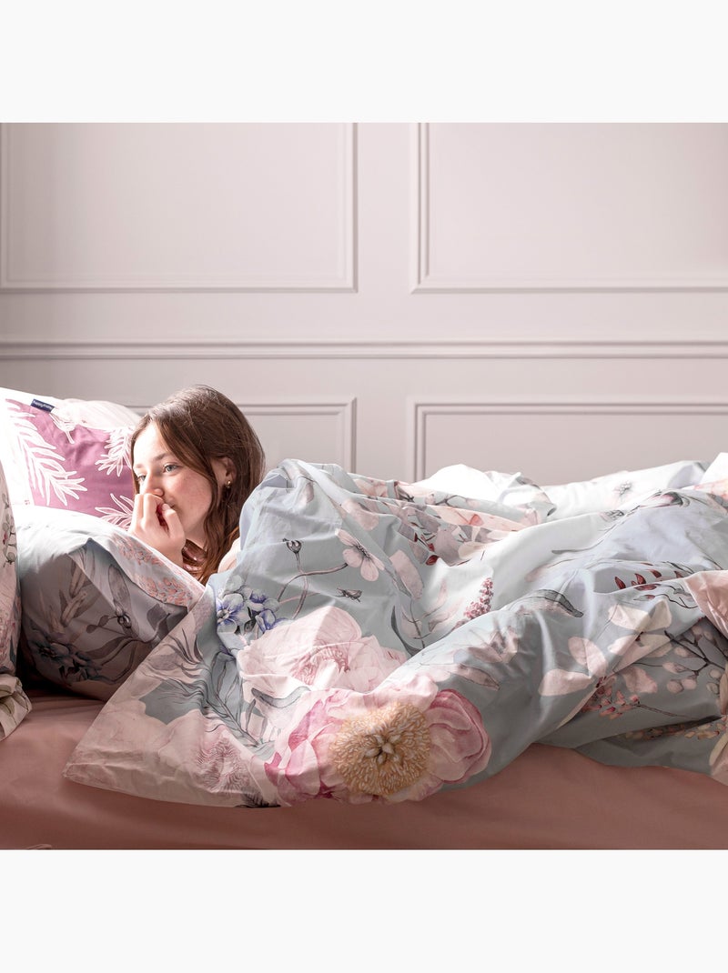 Housse de couette Soft bouquet "Happyfriday" Multicolore - Kiabi