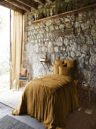 Housse de couette "Soline" toutes dimensions Lin lavé - Soline Caramel - Housse de couette 240 x 220