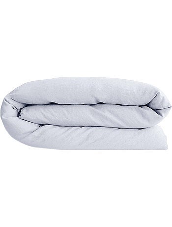 Housse de couette SONATE lin lavé froissé