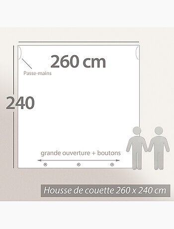 Housse de couette SONATE lin lavé froissé