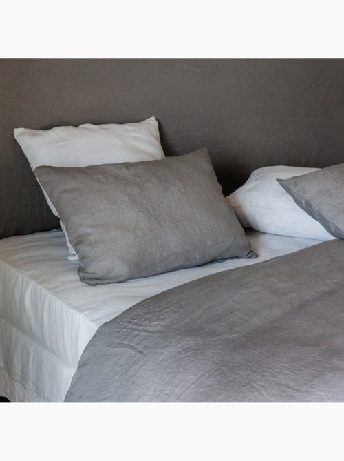 Housse de couette SONATE lin lavé froissé - Kiabi Housse de couette SONATE lin lavé froissé - Kiabi