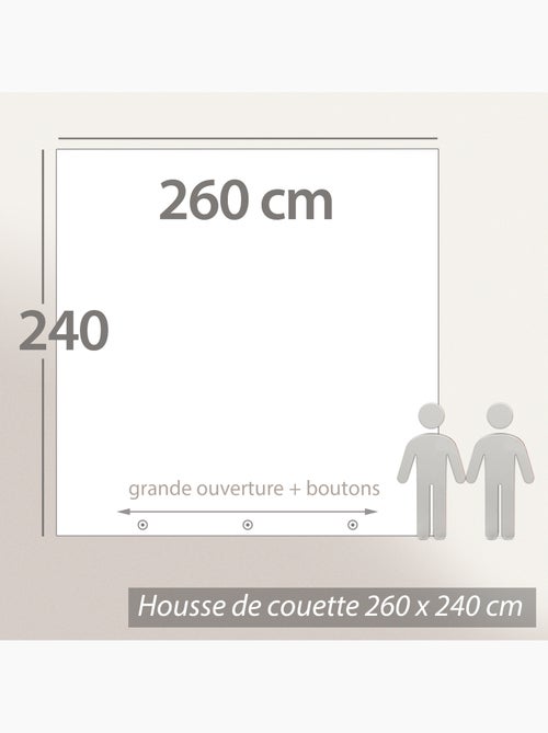 Housse de couette SONATE lin lavé froissé - Kiabi Housse de couette SONATE lin lavé froissé - Kiabi