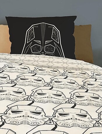 Housse de couette Star Wars légion de troopers 140x200 cm - 100% Coton - Blanc