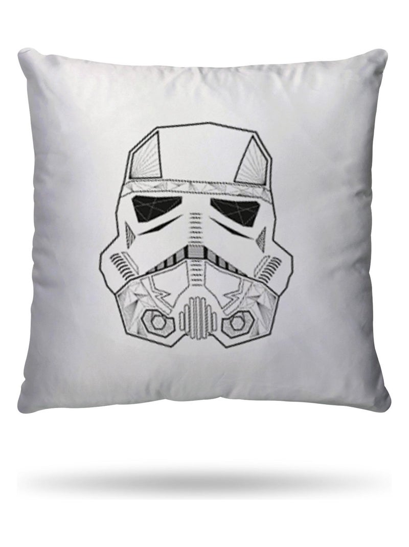 Housse de couette Star Wars légion de troopers 140x200 cm - 100% Coton - Blanc Blanc - Kiabi